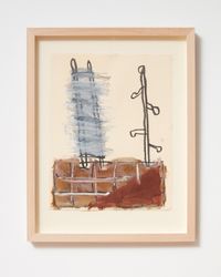 Ladder and Step Series #28 by Basil Beattie contemporary artwork painting