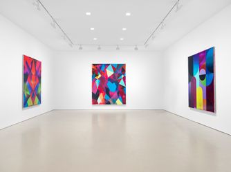 Exhibition view: Shannon Finley, Cascade, Miles McEnery Gallery, West 21st Street, New York (1 April–8 May 2021). Courtesy the artist and Miles McEnery Gallery, New York, NY. Photo: Christopher Burke Studio.