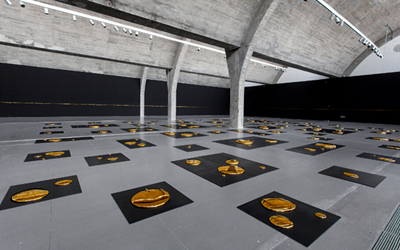 Exhibition view: Liu Jianhua, Square, Pace Gallery, Beijing (20 September–22 November 2014). Courtesy Pace Gallery.