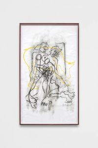 The threesome handbook for the after life by Bárbara Sánchez-Kane contemporary artwork drawing