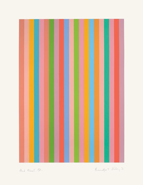 And About by Bridget Riley contemporary artwork