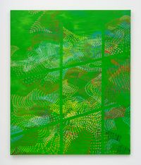 Green Screen Window VI by Christine Turner contemporary artwork painting, works on paper
