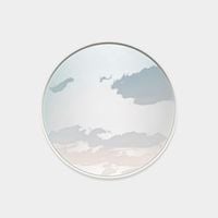 Morning Cloud (Asagumo) March 7 2023 10:39 am NYC by Miya Ando contemporary artwork painting