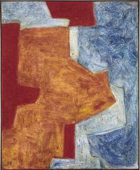 Composition abstraite by Serge Poliakoff contemporary artwork painting
