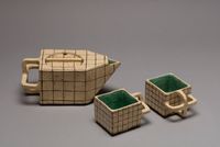 Tea set by Isobel Thom contemporary artwork sculpture, ceramics