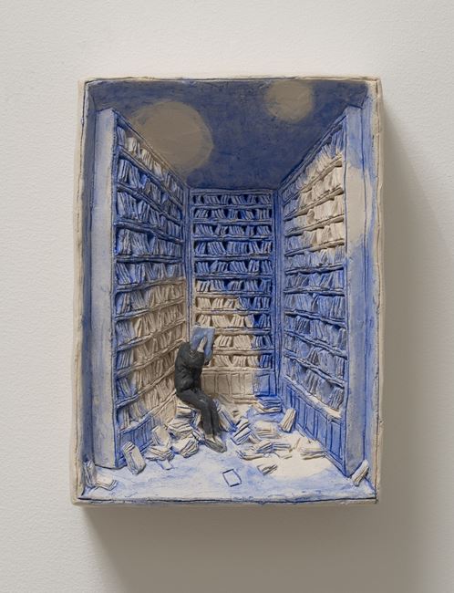 Pensierini blu by Pino Deodato contemporary artwork