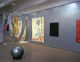 Exhibition view: Jutta Koether, I Is Had Gone, Thomas Erben Gallery, New York (2 April–7 May 2005). Courtesy Thomas Erben Gallery.