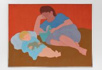 Bedtime Story by March Avery contemporary artwork painting