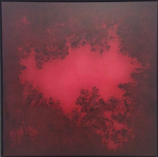red shade by Xie Fan contemporary artwork