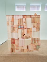 Patching practice3: curtain-2 by Yuyu Wang contemporary artwork sculpture, mixed media