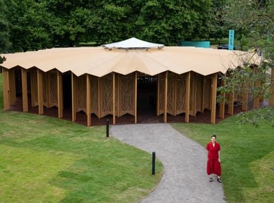 Lina Ghotmeh's Serpentine Pavilion Opens to the Public