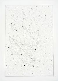 I saw all the letters in all the stars #41 by Timo Nasseri contemporary artwork painting, works on paper, drawing