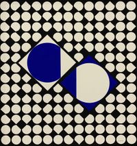 Cassiopée 3 by Victor Vasarely contemporary artwork painting