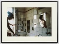 Kathe in the Tub, West Berlin from The Ballad of Sexual Dependency by Nan Goldin contemporary artwork painting, works on paper, sculpture, photography, print, drawing, installation, mixed media, textile, moving image, ceramics, nft
