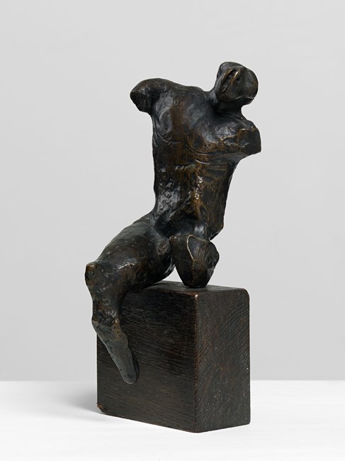 Maquette for Warrior without Shield by Henry Moore contemporary artwork