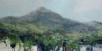 The Mountain, Summer by Alex Kanevsky contemporary artwork painting, works on paper