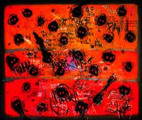 Raging Ladybugs by Takashi Hara contemporary artwork painting, works on paper, drawing