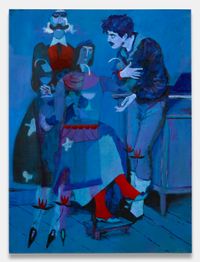 Pleading in Blue by Joshua Petker contemporary artwork painting