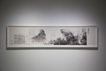Exhibition view, Yang Yongliang, 'Fall into Oblivion', 2016, Pearl Lam Galleries, Singapore. Courtesy Pearl Lam Galleries.
