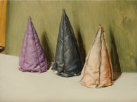 Three Cones by Michaël Borremans contemporary artwork painting