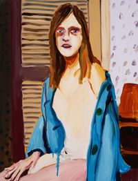 Blue Jacket by Jenni Hiltunen contemporary artwork painting
