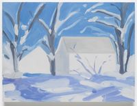 Winter Storm Connecticut by Maureen Gallace contemporary artwork painting