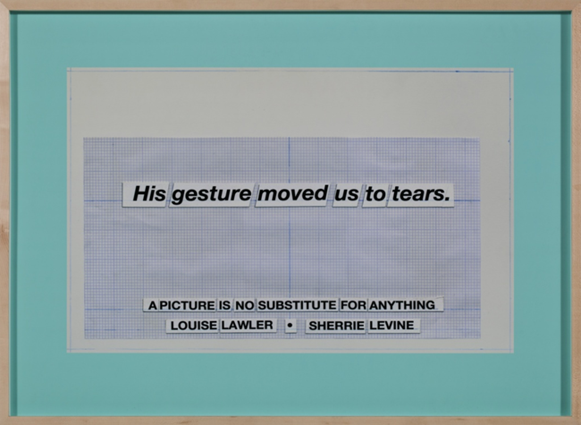 Untitled (Moved to Tears) by Larry Johnson contemporary artwork