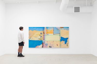 Exhibition view: Fabian Treiber, Sunrise Doesn't Last All Morning, Anat Ebgi, Mid Wilshire, Los Angeles (9 July–20 August 2022). Courtesy Anat Ebgi.