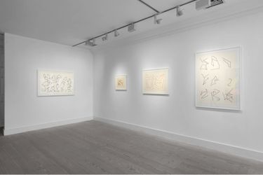 Exhibition view: Harold Cohen, Refactoring (1966-74), Gazelli Art House, London (8 March–11 May 2024).  Courtesy Gazelli Art House, London.
