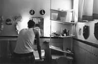 Self Portrait in the Bathroom by LaToya Ruby Frazier contemporary artwork photography