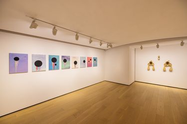 Exhibition view: Tenmyouya Hisashi, BASARA CORE: The World of Tenmyouya Hisashi, Whitestone Gallery, Taipei (22 October–10 December 2022). Courtesy Whitestone Gallery.