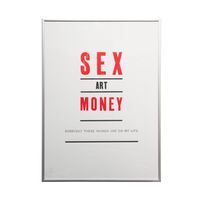Sex, Art, Money by Darren Coffield contemporary artwork print