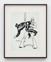Untitled (from Kake Vol. 17 - Loading Zone) by Tom of Finland contemporary artwork works on paper, drawing