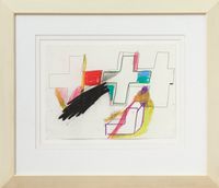 Study for Regent by Julian Dashper contemporary artwork works on paper, drawing