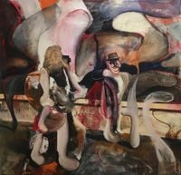The Uncle 4 by Adrian Ghenie contemporary artwork painting