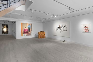 Exhibition view: Khaleb Brooks, Can I Get A Witness, Gazelli Art House, London (1 July–13 August 2022). Courtesy Gazelli Art House. 