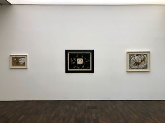 Exhibition view: Antoni Tàpies, Galerie Thomas, Munich (27 April–15 July 2023). Courtesy Galerie Thomas.