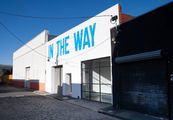 IN THE WAY by Lawrence Weiner contemporary artwork 2
