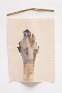 From the series: chão de molho e imbigos by Josi contemporary artwork mixed media, textile
