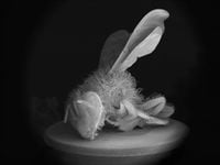 Dead Bee Portrait #13 by Anne Noble contemporary artwork photography