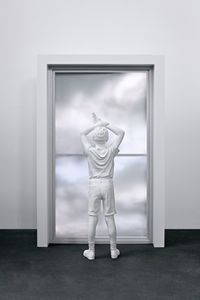 Boy With Gun by Elmgreen & Dragset contemporary artwork sculpture