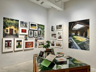 Exhibition view: Stefan Irvine, Abandoned Villages Of Hong Kong 瓦落叢生, Blue Lotus Gallery, Hong Kong (12 January–25 February 2024). Courtesy Blue Lotus Gallery.