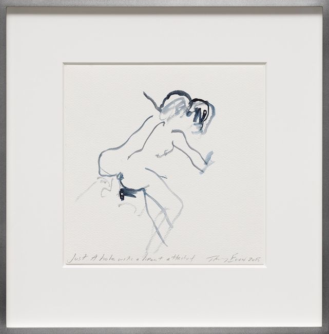 Just A hole with a heart attached by Tracey Emin contemporary artwork