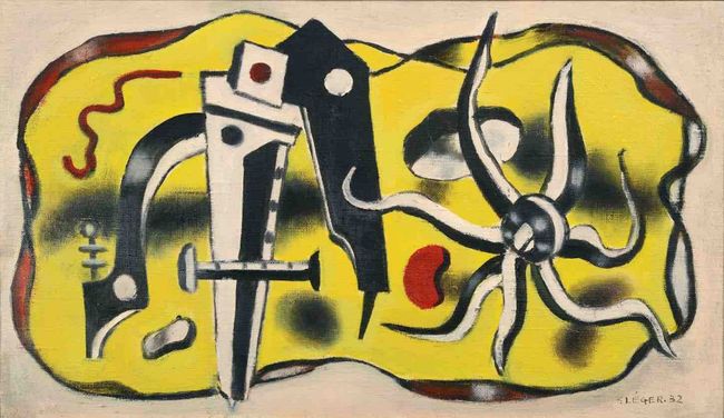 Composition au compas by Fernand Léger contemporary artwork