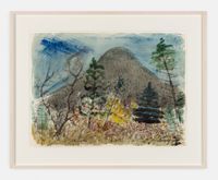 Old Mountain, Young Trees by Milton Avery contemporary artwork painting