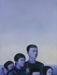 La famille by Chen Ying-teh contemporary artwork painting, works on paper