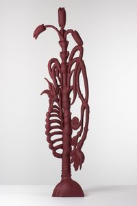 Sylvan body (red oxide) by Caroline Rothwell contemporary artwork sculpture