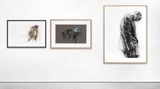 Contemporary art exhibition, Ernest Pignon-Ernest, Ernest Pignon-Ernest : Naples - Pasolini - Derrière la vitre at Galerie Lelong & Co. Paris, 13 Rue de Téhéran, Paris, France