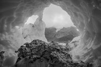 Observations #2, Glacial cave, Haupapa/Tasman Glacier by Jonathan Kay contemporary artwork photography, print