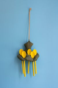 Some Spoons in a Comfortable Hanging Device by Lisa Walker contemporary artwork sculpture